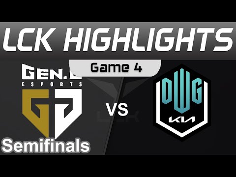 GEN vs DK Highlights Game 4 Semifinals LCK Spring Playoffs 2022 Gen G vs DWG KIA by Onivia