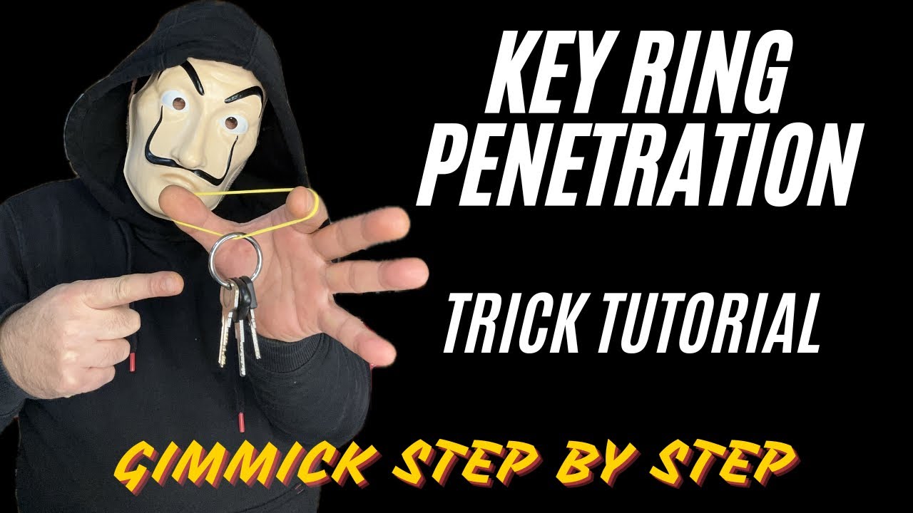 Key Ring PENETRATION ! Magic Trick Tutorial | GIMMICK STEP BY STEP