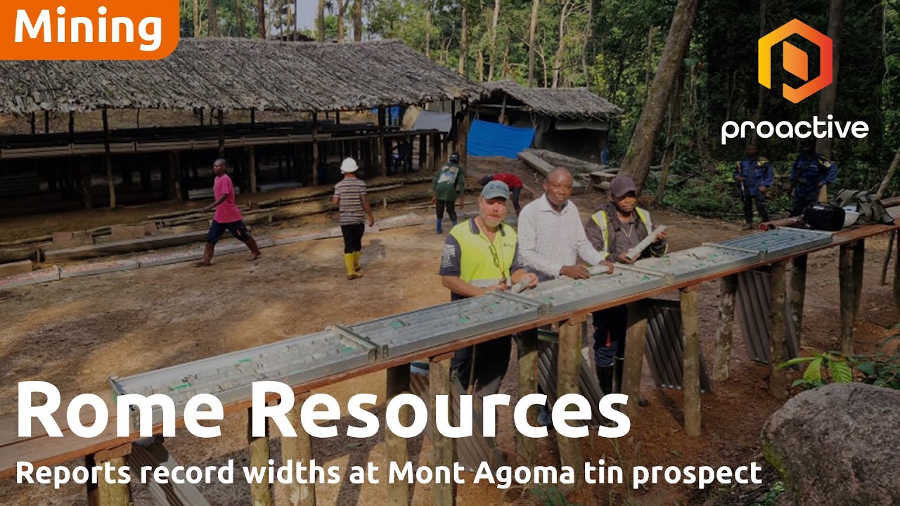 Rome Resources unveils promising tin results from drilling Mont Agoma in DRC