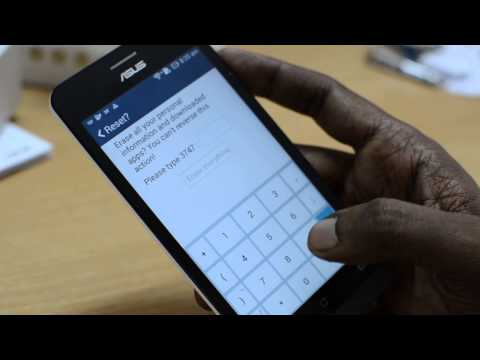 Reset ASUS Zenfone 5 to Factory Settings