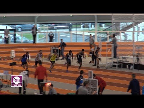 Rennes 2016 : Finale 60 m Espoirs Hommes (Mickael-Meba Zeze en 6''74)