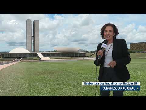 Congresso terá cerimônia de reabertura dos trabalhos legislativos no dia 2