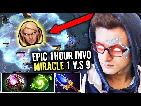 Worse Than SEA Server 1 Hour INVOKER 1 vs 9 Most Cancer Gameplay Dota 2 Featured Miracle