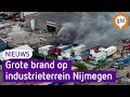 Brand op industrieterrein Nijmegen verwoest vrachtwagens
