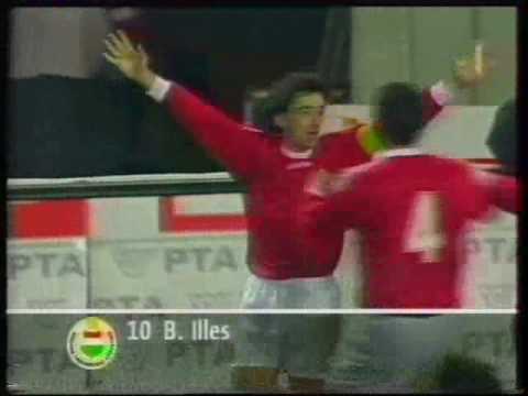 Ausztria - Magyarország 1998.03.25 Illés Béla második gólja