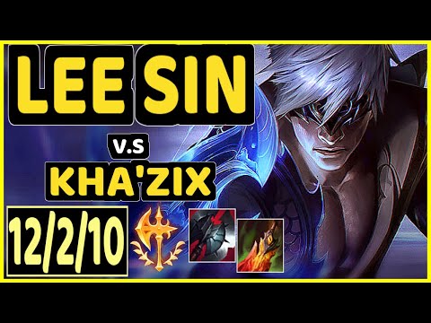 DJOKO (LEE SIN) vs KHA'ZIX - 12/2/10 KDA JUNGLE GAMEPLAY - EUW Ranked GRANDMASTER