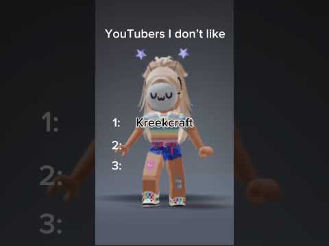YouTubers I don’t like trend.. #roblox #mrbeast #flamingo #kreekcraft #cringe