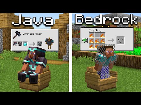 Java vs Bedrock but 2013 vs 2023