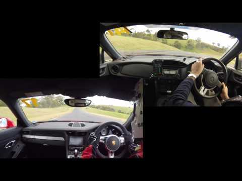 Broadford: 2012 Toyota GT86 vs 2015 Porsche 911 GT3