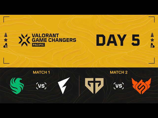 [TH] FLC vs FL | FSU vs GEN - VALORANT Game Changers Pacific 2026 - Day 5