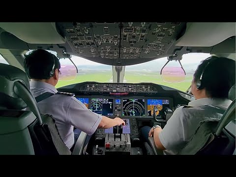 DIFFICULT LANDING With Tailwind On Boeing 787 Dreamliner Vietnam Airlines