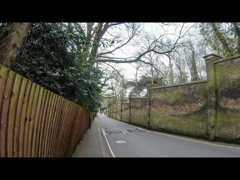 Walking in London: Highgate (Waterlow Park) to Archway [4K, Binaural ASMR]