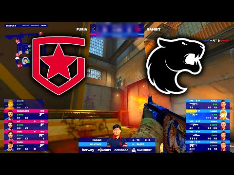 Gambit vs FURIA - BLAST Premier Spring Showdown 2021 - TRAIN Highlights