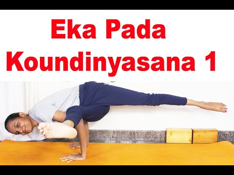 How to do Eka Pada Koundinyasana 1 |  Koundinyasana | Advanced Arm Balancing | Hamsa Yoga Centre