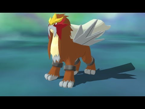 Pokemon Ultra Moon - Legendary Pokemon Entei Encounter