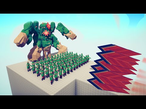 100x CACTUS + GIANT CACTUS vs 1000x OP UNITS Part1 | TABS - Totally Accurate Battle Simulator