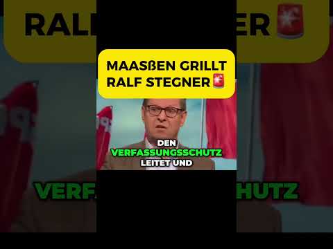 🚨MAASßEN GRILLT RALF STEGNER