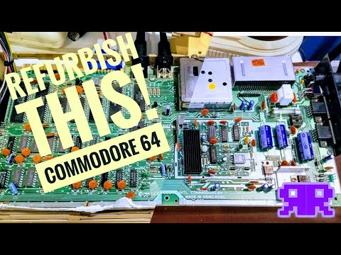 Refurbish This! Commodore 64 1/2 - Respray, Recap, Modernize | see description