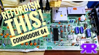 Refurbish This! Commodore 64 1/2 - Respray, Recap, Modernize | see description