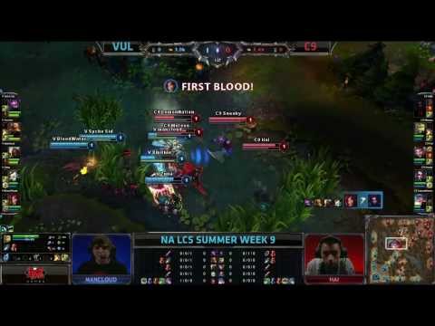Cloud 9 LVL 1 Epic Face-Check Fail | Vulcun vs Cloud 9 | Super week NA LCS Summer 2013 W9D1