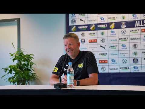 Presskonferens BK Häcken - Mjällby AIF