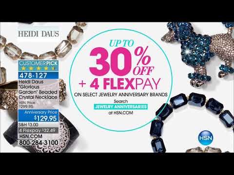 HSN | Heidi Daus Jewelry Designs Anniversary 09.18.2017 - 11 PM