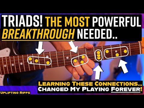 Connect TRIADS Like THIS  And Instantly Change Your Playing
