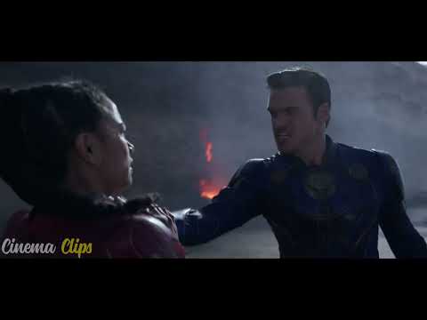 Eternals (2021) | Makkari VS Ikaris Fight Scene | Cinema Clips