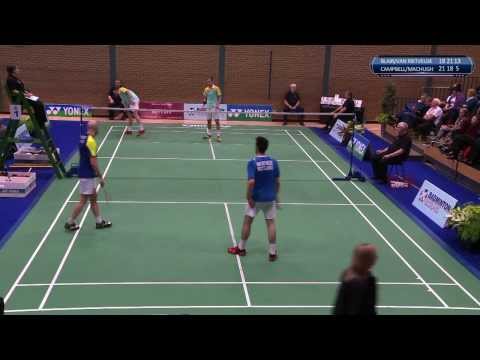Blair/van Rietvelde v Campbell/MacHugh - Yonex Scottish National Championships 2014