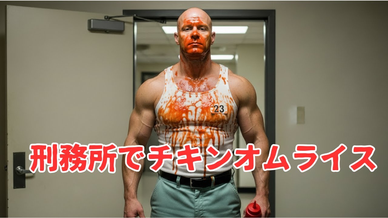 刑務所でチキンオムライス作ってたらまあまあやばかった。【AI動画】【AI刑務所編】