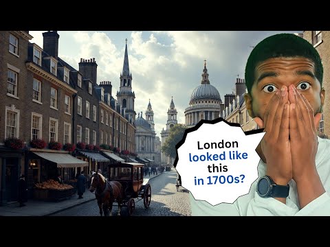 American Reacts to A Tour of London in the 1700s (AI Reconstruction)