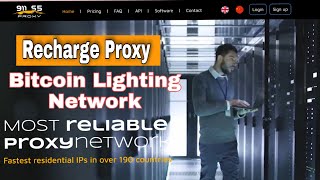 How to recharge proxy on 911 proxy || Buy socks5 proxy || Bitcoin lighting recharge ||