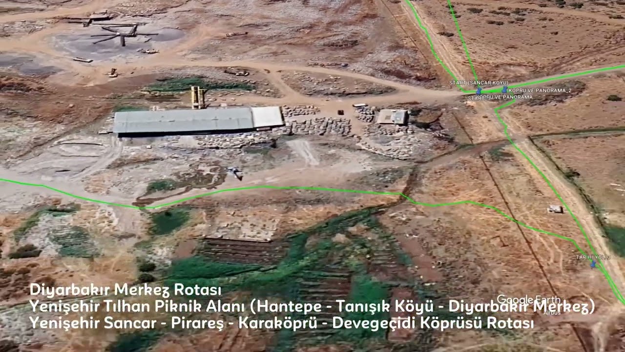Diyarbakır Kral Yolu - Diyarbakır Merkez Rotaları 3D