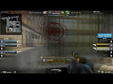 Coldzera Insane 1v3 Clutch Pistol Round | IEM Sydney 2017 | Semi Final 1