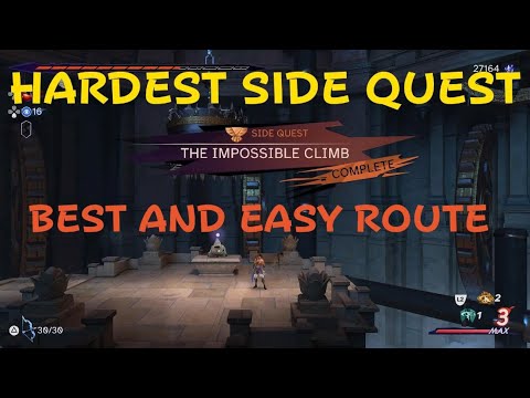 Prince of Persia: The Lost Crown side quest 'impossible climb' easy route