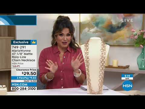 MarlaWynne 471/8" Matte RoloLink Chain Necklace