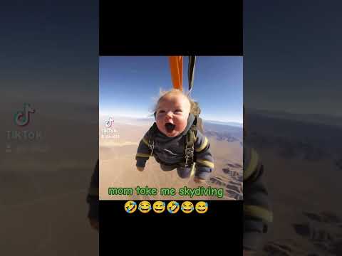 #mom toke me #skydiving 🤣😂😅🤣😂😅 #babies