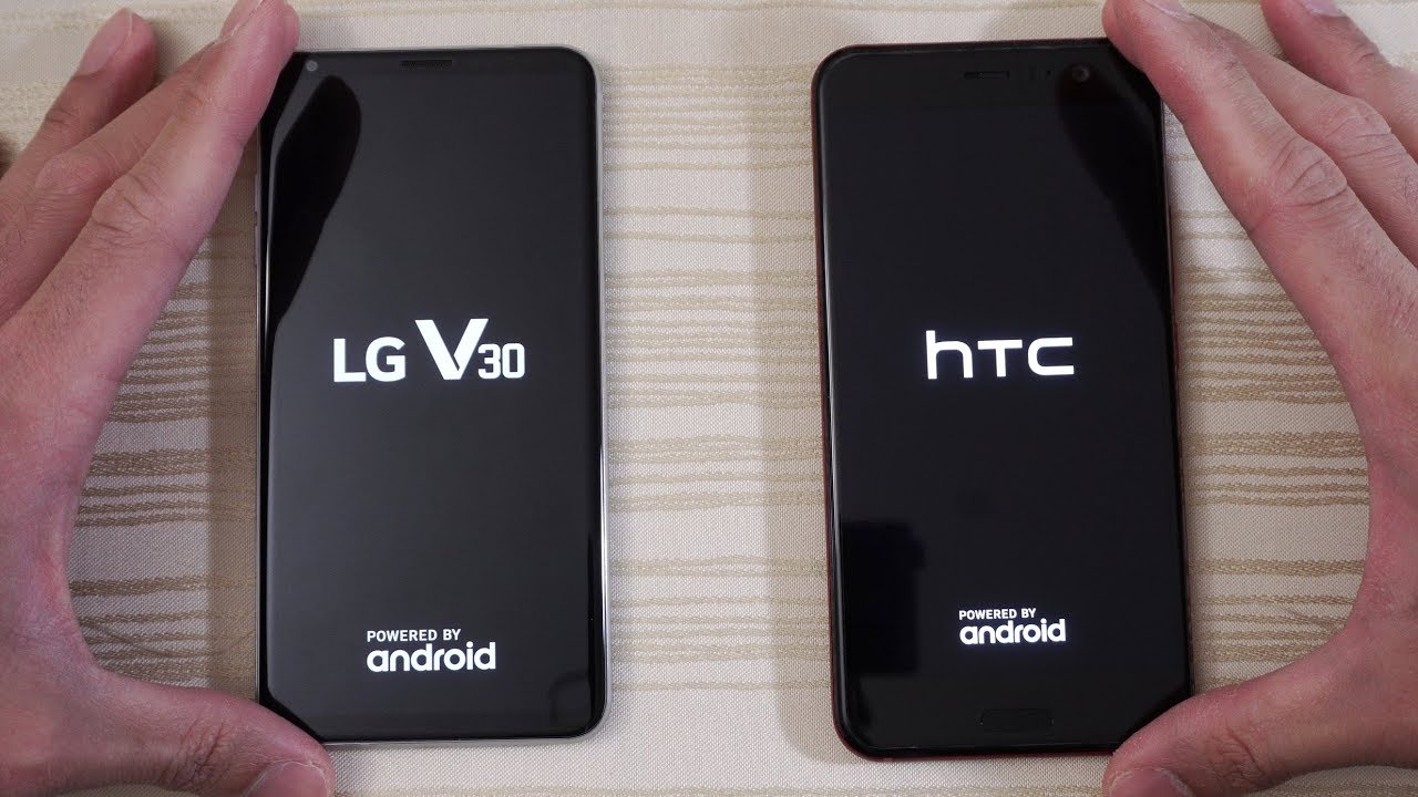 LG V30 vs HTC U11 - Speed Test! Which is fastest? (4K)