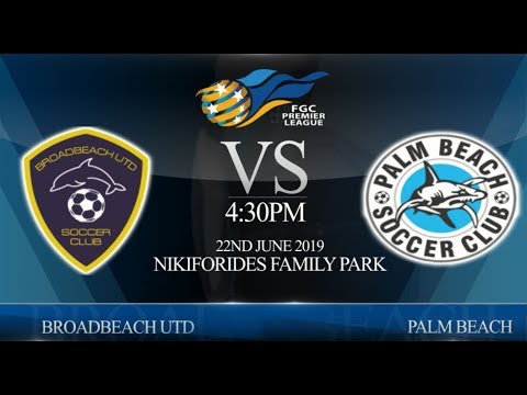 FGC Premier League rnd 14 - Broadbeach Utd vs Palm Beach
