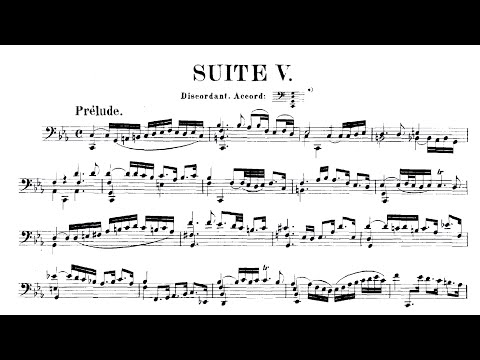 Bach - Cello Suite No. 5 in C Minor (Score)