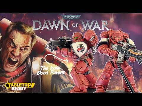 How to Paint Blood Ravens from Warhammer 40,000 Dawn of War