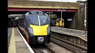 preview picture of video 'Trains at Bradford Interchange railway station, UK | 15/01/2015'