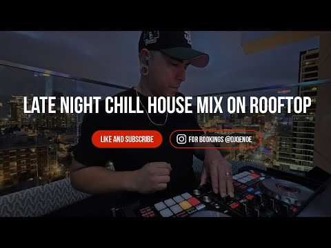 Chill House DJ Set 2025 | Rooftop Mix in San Diego by DJ Qenoe