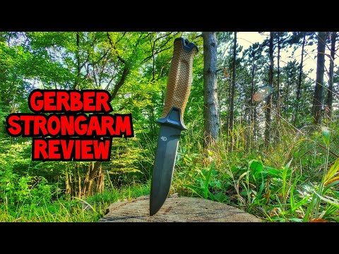 Überlebensmesser Gerber Strongarm Review - Österreich Buschcraft tactical Knife