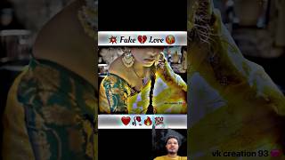 Fake love 💔🥀broken love story 💔🥺#love #bollywood #song #music #trending_  #new #romantic #shorts