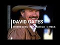 Where Does The Lovin' Go - David Gates - Lyrics