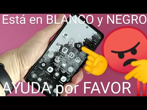 ⚫📱⚪ MI CELULAR se PUSO en BLANCO y NEGRO y te DOY 2 SOLUCIONES FÁCILES y RÁPIDAS