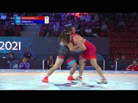 1/4 GR - 87 kg: Z. DATUNASHVILI (SRB) v. L. GOBADZE (GEO)