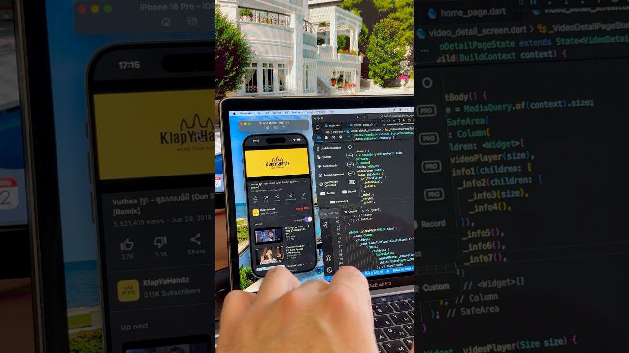 🚀 Build YouTube App in Flutter – Under 20 seconds!