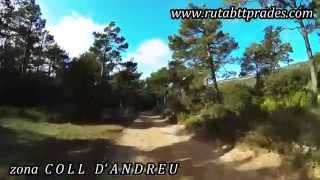 preview picture of video 'Montañas de Prades, Ruta BTT Quercus Pyrenaica,'